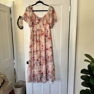 Floral Print Women's Dress
